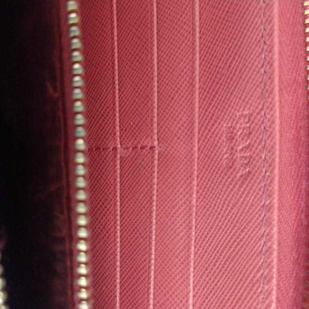 Prada Rosa Saffiano Leather Wallet - Picture 8 of 10